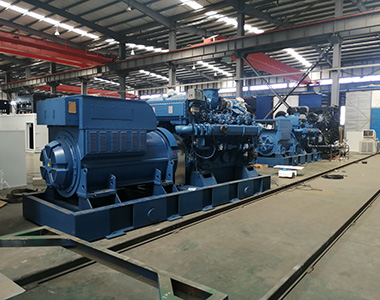 1000kw 10.5kv 6-poliger Hochspannungsgenerator für Xinjiang Ölfeld Kraftwerk Projekt