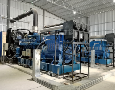 2 x 1000KW / 10.5KV / 1000RPM 6-polige HV-Alternatoren - Sinopec Gas Power Generation Project