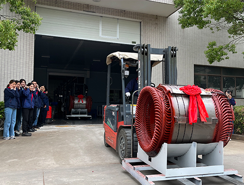 Congratulations on the successful commissioning of the high-power alternator assembly workshop!