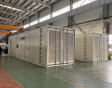 Qingdao Huaneng Data Center Project (3 Sätze von 1600KW / 10,5KV Hochspannungsgeneratoren)