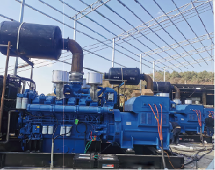 Projekte zur Stromerzeugung von Kohlebergwerk gekoppelt mit Yuchai-Motoren in der Provinz Guizhou -3X1300KW / 10,5KV HV-Alternatoren