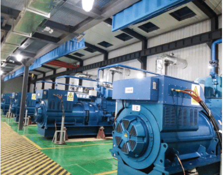 Kohlebed-Methan-Stromerzeugungsprojekt in der Provinz Guizhou -4X1500KW/10.5KV 6-polige HV-Alternatoren
