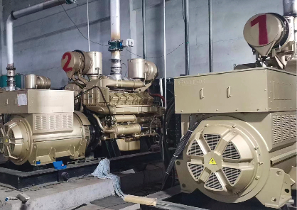 Gasstromerzeugungsprojekt von Nordwestgas -3X 900KW/10.5KV 1000RPM 6-polige HV-Alternatoren