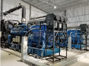 Gaskrafterzeugungsprojekt von PetroChina in der Provinz Xinjiang -2x1000KW/10.5KV 1000RPM HV-Generatoren