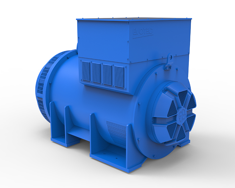 EVO638 Serie Industriegenerator 3000/6500kVA, 400/480V, 50/60Hz, 4/6/8/10Pole